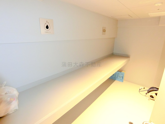 ZOOM下丸子のその他共用部分|曜日時間関係なくゴミ捨て可能な敷地内ゴミ捨て場！