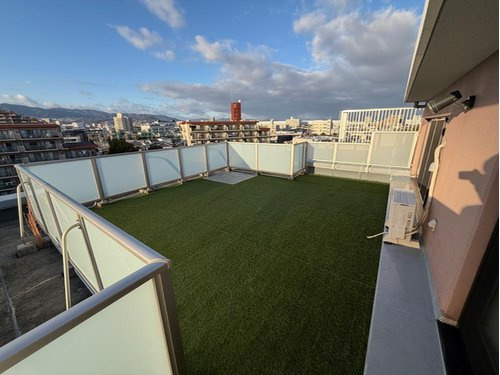 クレヴィア甲子園のバルコニー