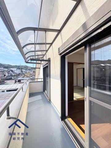 大野城市平野台１丁目　戸建てのバルコニー