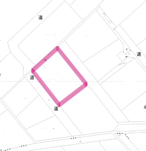 防府市勝間2丁目の土地図