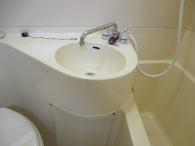 【洗面所】 | 第５ハウス | 浴室内の洗面台です