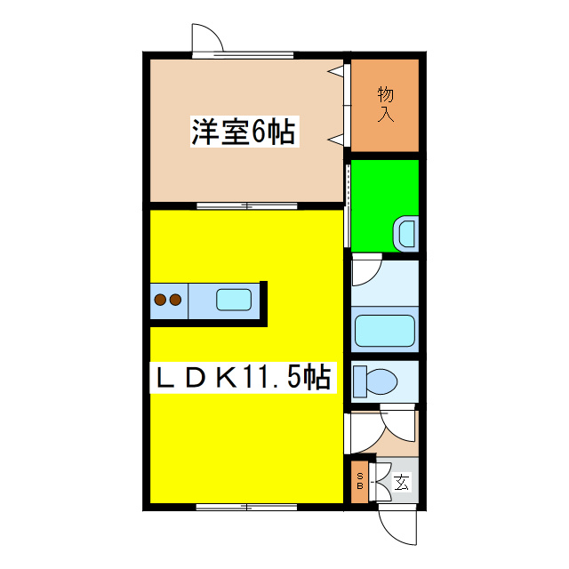ベルフルールの間取り