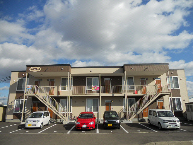 ベルフルールの駐車場