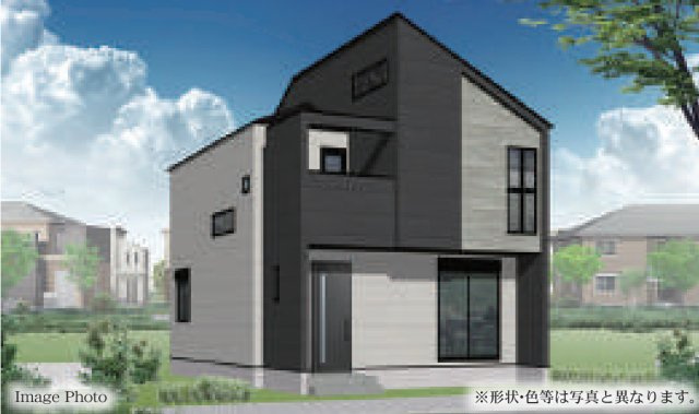 横浜市港南区日野４丁目 新築戸建て【仲介手数料無料】の外観パース
