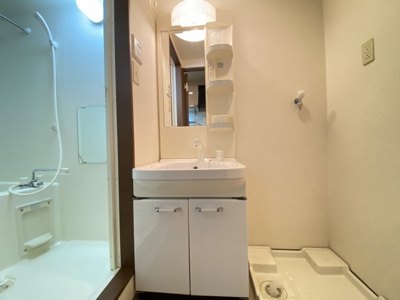 【独立洗面台】 | フジパレス野代 | 独立洗面台あり、毎朝おしゃれに忙しい女性の方におすすめです