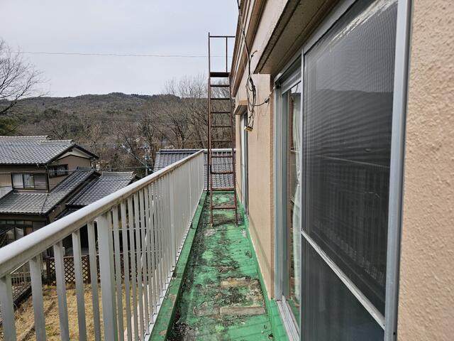 瑞浪市釜戸町の一戸建てのバルコニー