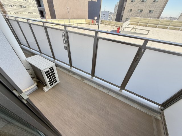 ブリリアタワー高崎ALPHA RESIDENCIAのバルコニー