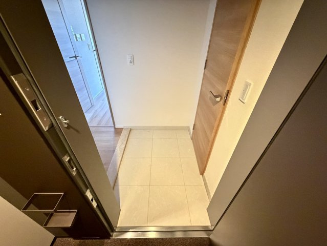 ブリリアタワー高崎ALPHA RESIDENCIAの玄関