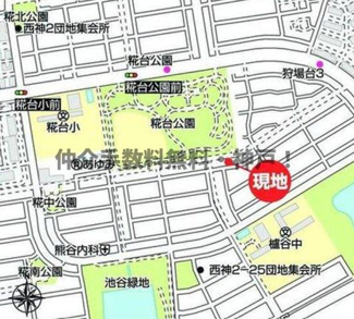 【地図】 | 神戸市西区糀台3丁目　新築戸建A号棟　仲介手数料無料！ | 西区糀台3　新築A号棟　仲介手数料無料！