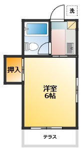 藤コーポの間取り