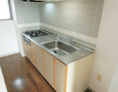 【キッチン】 | カリフール今川３号棟 | グリル付き3口コンロ。