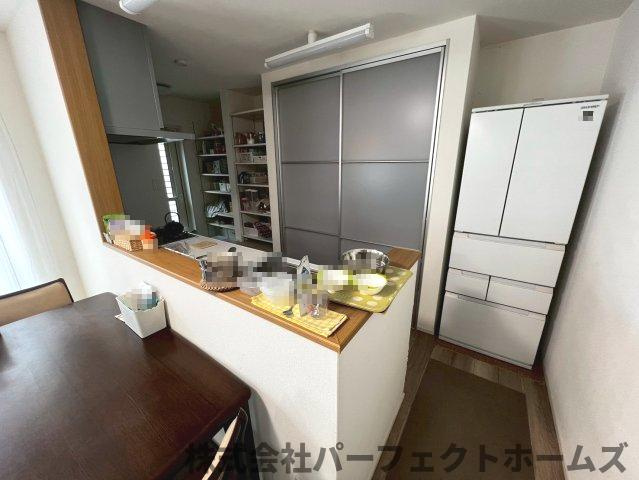 香里ヶ丘５丁目戸建　のキッチン|コンパクトなキッチンで掃除もラクラク