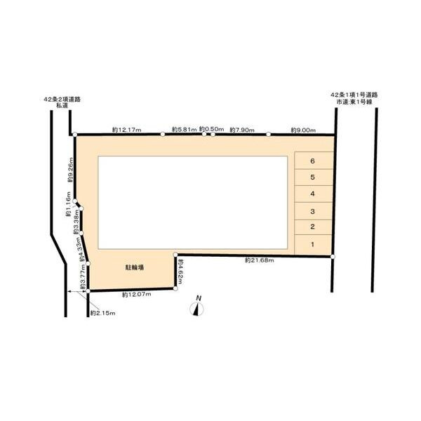 グランヴィル芦屋西の区画図
