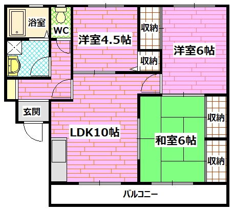 ギラソーレ福光の間取り