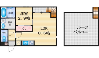 【間取り】 | GRANDTIC青山 | 略図のため、現状優先