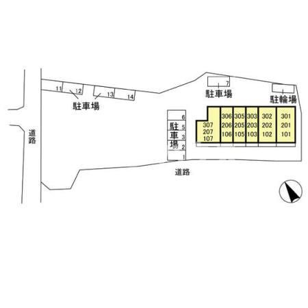 コスモ ガーデンの区画図