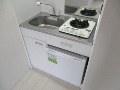 【キッチン】 | フィノ八番館 | 1口ガスコンロ設置済みです