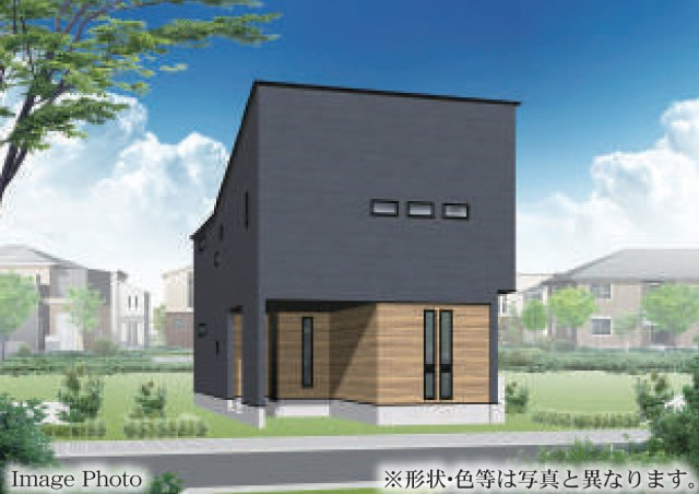 横浜市南区大岡1丁目 新築戸建て【仲介手数料無料】の外観パース