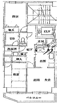 【間取り】 | リバーパーク四つ木