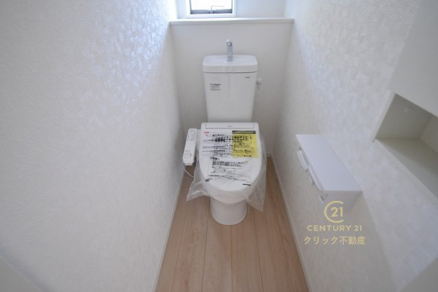 Cradlegarden　 水戸市河和田町　第3　21のトイレ|１階と２階、２ヶ所に清潔なトイレ。
毎日使う空間と機能だから、いつまでも清潔なスペースであってほしいのがトイレです。