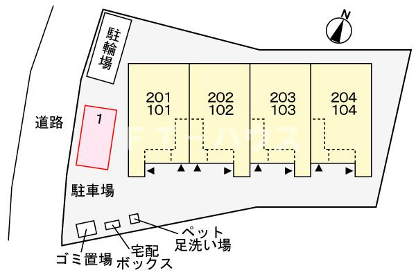 グラシオッソの駐車場|駐車場
