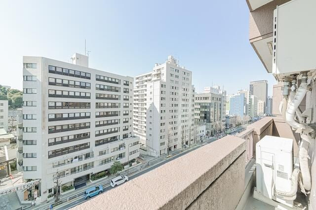 高輪ＳＹマンションのバルコニー