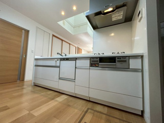 【キッチン】 | 安芸郡海田町月見町　戸建 | 食洗器付きシステムキッチン