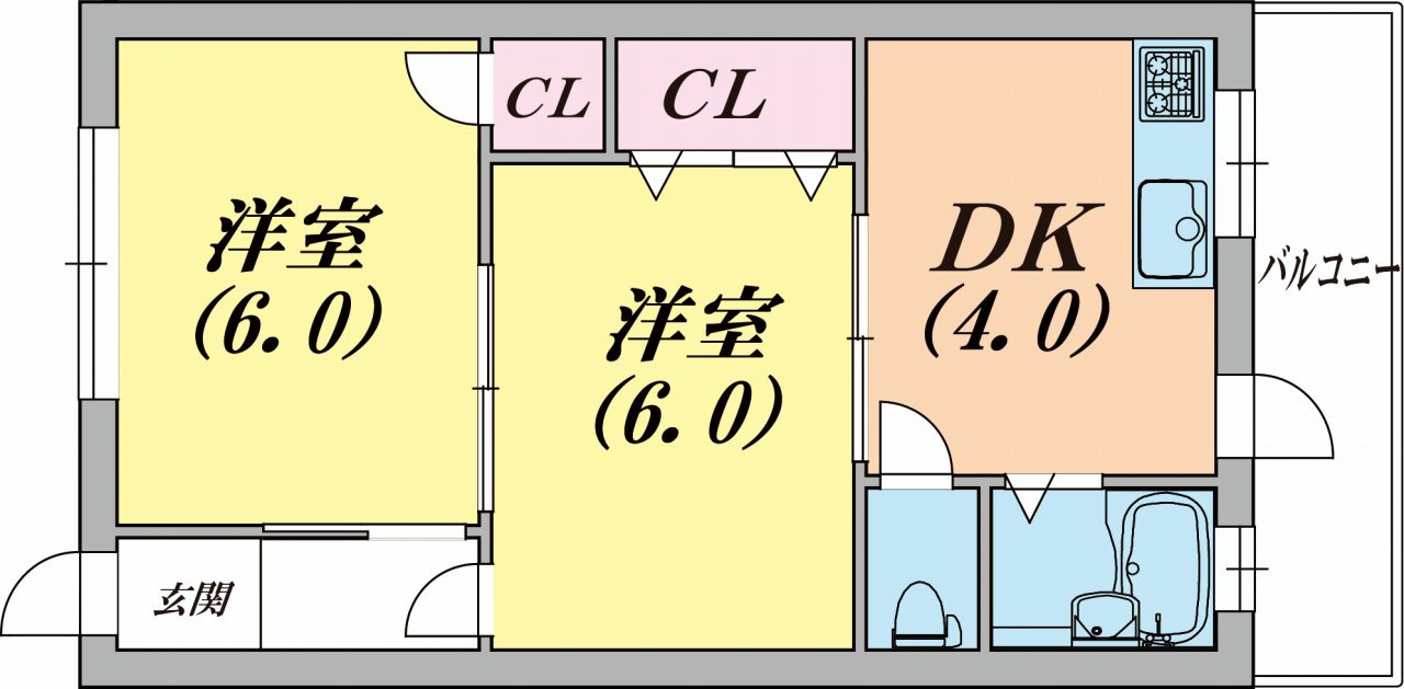 カーサ西山町の間取り