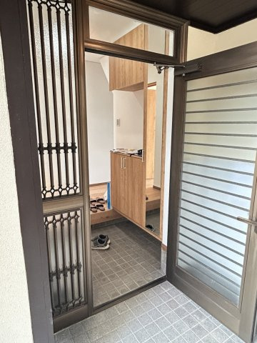 リフォーム済中古戸建　大垣市開発町2丁目　昭和63年築の玄関