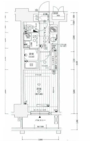 【間取り】 | レジュールアッシュ神戸元町
