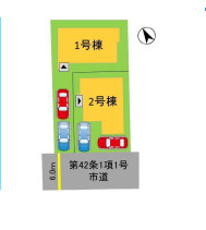 【区画図】 | 福岡市博多区浦田1丁目10期　1号棟（全2棟）【仲介手数料無料・0円】 | 区画図です。1号棟