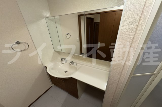 サフィールK（D-room）の独立洗面台|朝の支度にも助かる、独立の洗髪洗面化粧台