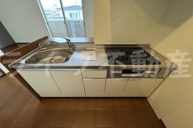 サフィールK（D-room）のキッチン|コンパクトなキッチンで掃除もラクラク