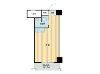 【間取り】 | オリエント赤坂 | 間取りです。