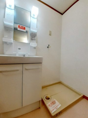 【洗面所】 | サンライズコート | 使いやすい洗面所です