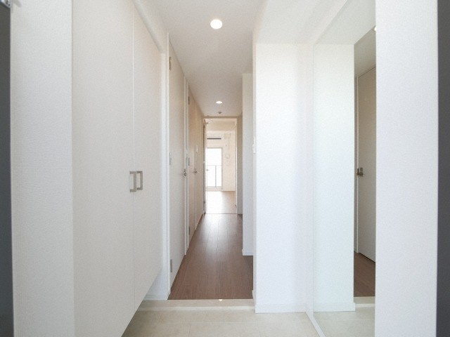 レオンコンフォート難波クレアの玄関