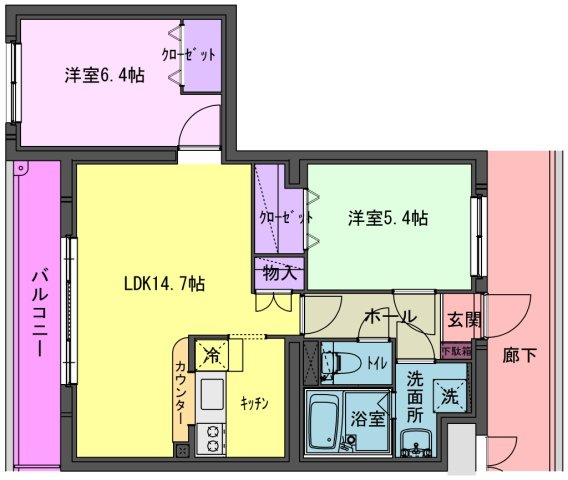 THE BOLASの間取り|使い分けが出来る余裕の間取り