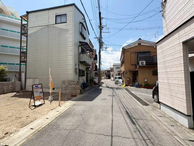 西京極徳大寺団子田町　建築条件無土地の前面道路含む現地写真|実際に現地の様子を確認してみませんか？周辺施設も合わせてご案内いたします！（R8.5撮影）