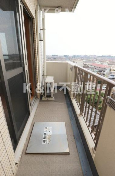 ラティニアのバルコニー|陽当たり良好なバルコニーです