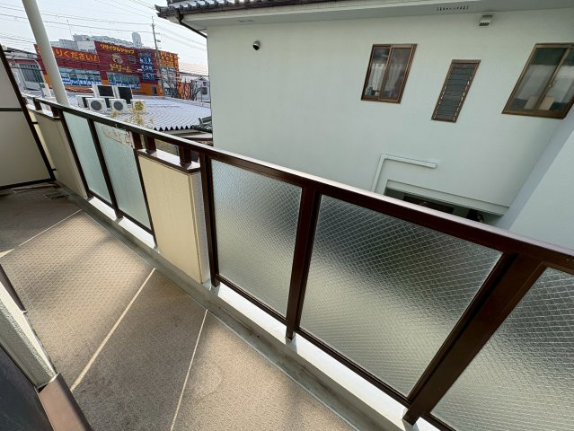 辻田マンションのバルコニー