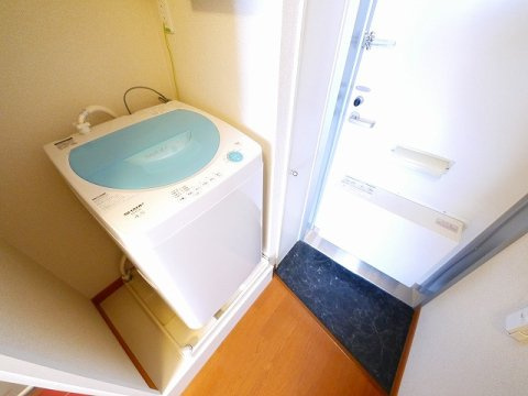 レオパレスあやめ池疋田の設備|洗濯もすぐできます
