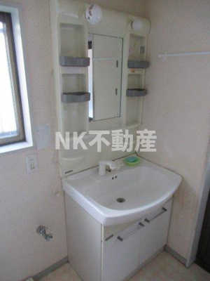 【洗面所】 | 中小阪2丁目テラスハウス（八戸ノ里賃貸） | 洗面所です