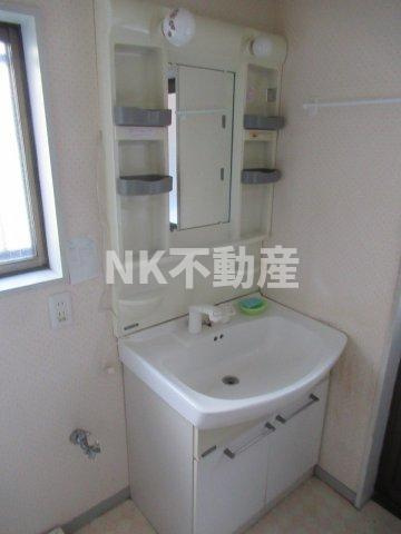 【洗面所】 | 中小阪2丁目テラスハウス（八戸ノ里賃貸） | 洗面所です