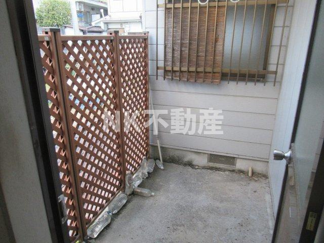 【バルコニー】 | 中小阪2丁目テラスハウス（八戸ノ里賃貸） | バルコニーです