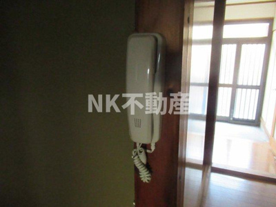 【セキュリティ】 | 中小阪2丁目テラスハウス（八戸ノ里賃貸） | インターフォンです