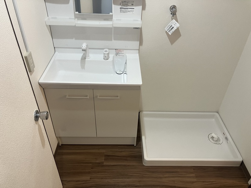 フィアテル岸和田の洗面所|コンパクトで使いやすい洗面所