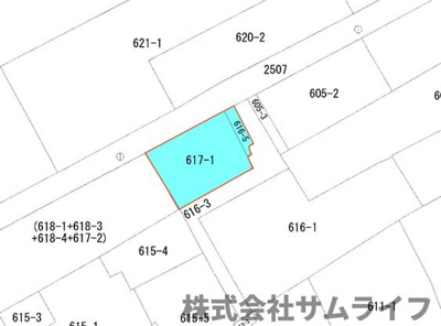 【区画図】 | 山野建築条件なし売地