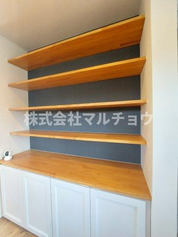 中三栖戸建ての収納|専用の収納スペースです