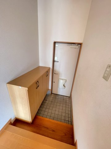 久留米市田主丸町秋成の一戸建ての玄関