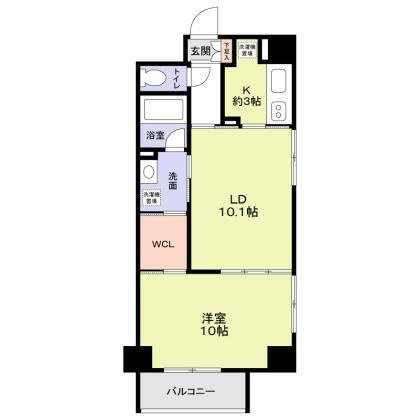クレオキタホリエの間取り